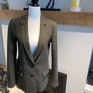 Banana Republic Redingote Blazer size 2 US kaki